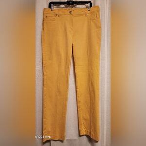 Zac & Rachel Mustard Straight Leg Pants
